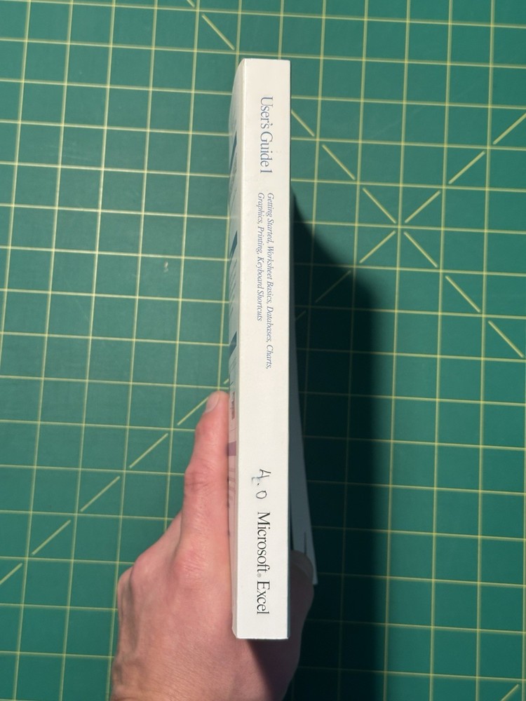 Microsoft Excel User's Guide 1 Version 4.0