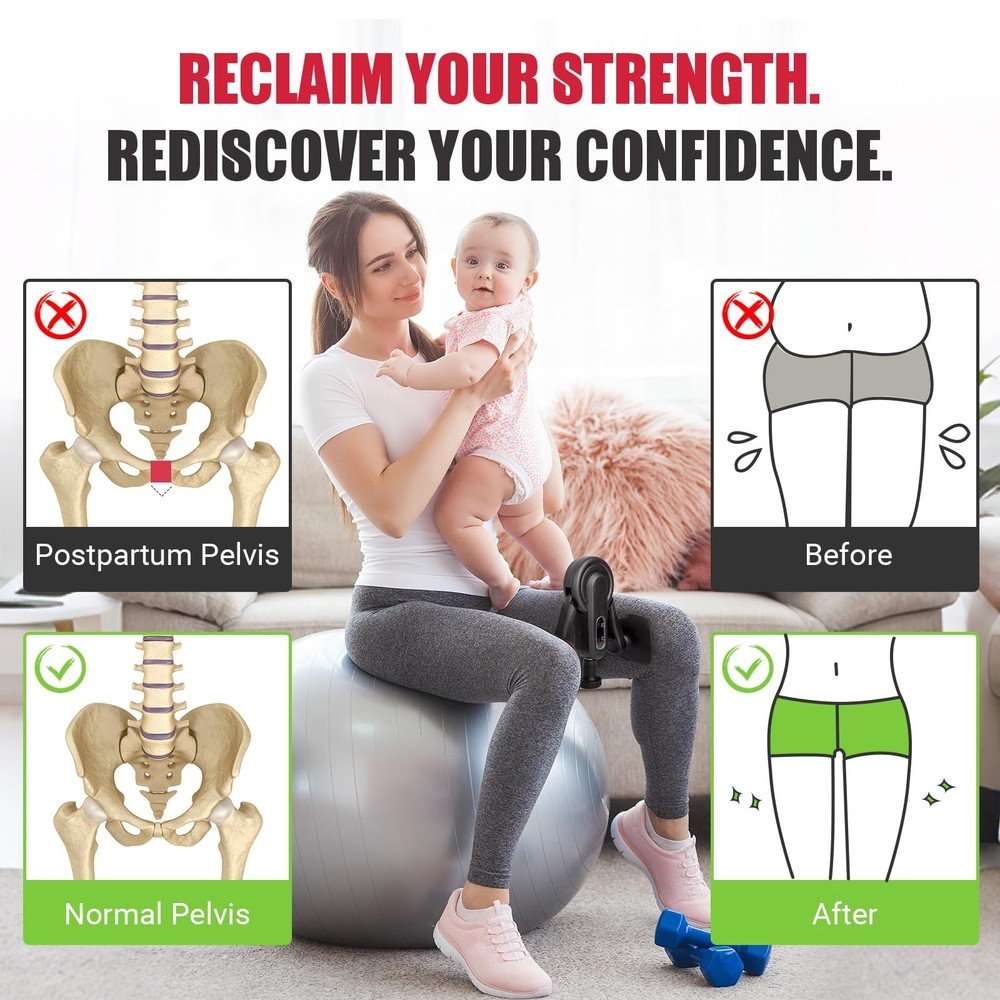 Paleclouds Thigh Trainer 10-100lb Adjustable Resistance