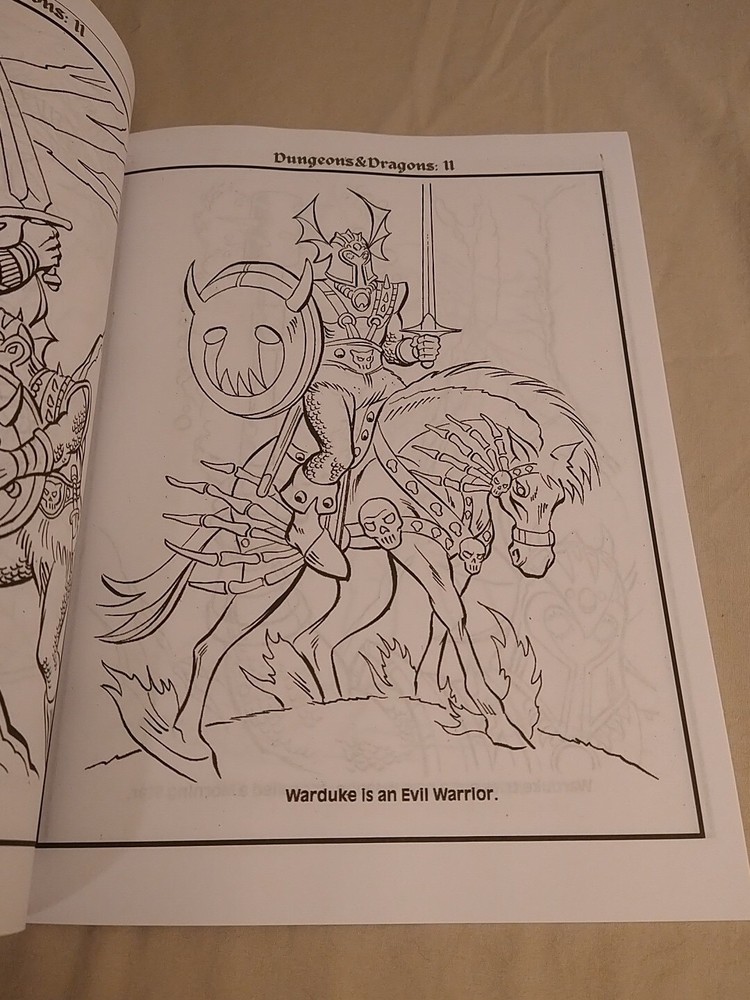 Dungeons and Dragons Coloring Book