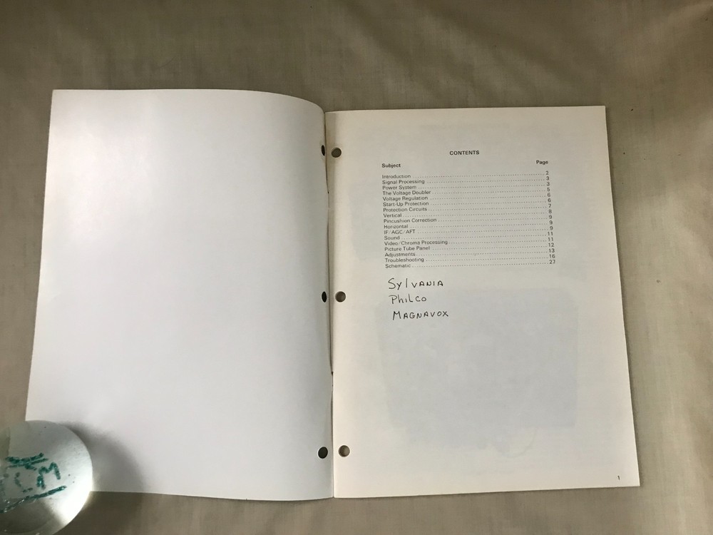 NAP Consumer Electronics Technical Training Manual C3 Series ST1102-483BC-SBN