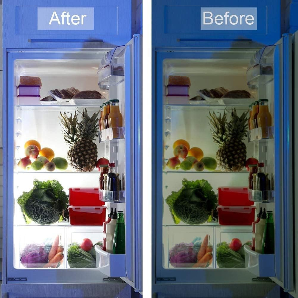 LED Refrigerator Light Bulb, 40W Equivalent LED A15 Bulb, 5W Daylight 5000K E26