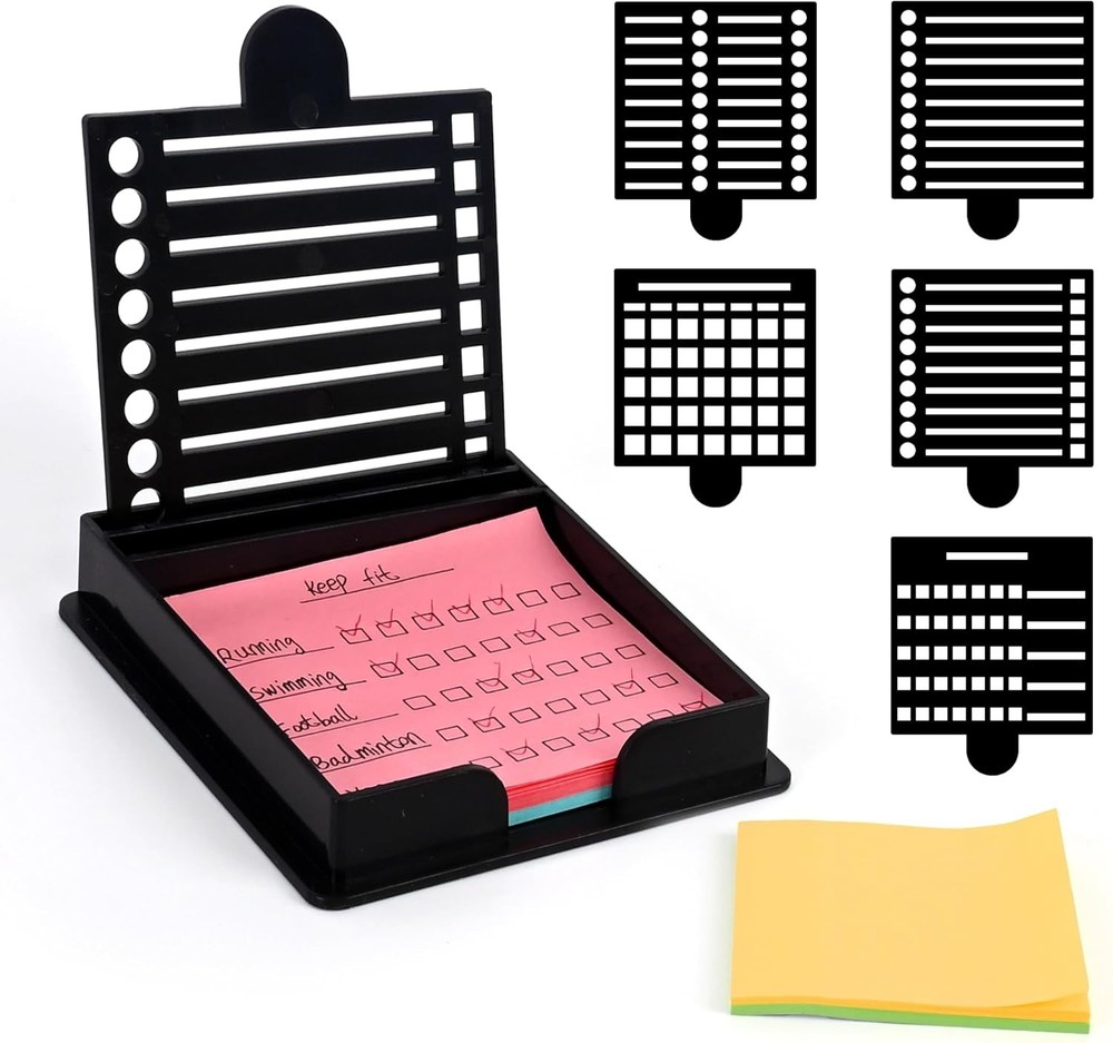 Stiy Note Holder patible with Post It Notes, Stiy Note Stencil