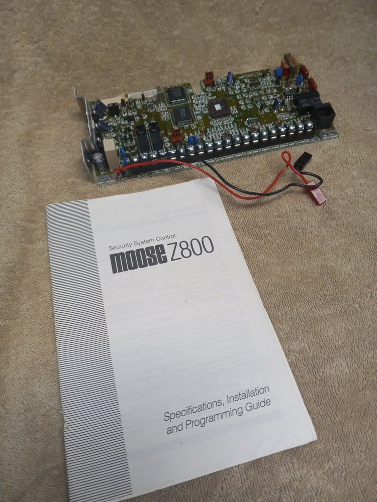 MOOSE Z800  Main System Control Board PCB. Works Perfect W/ Instructions