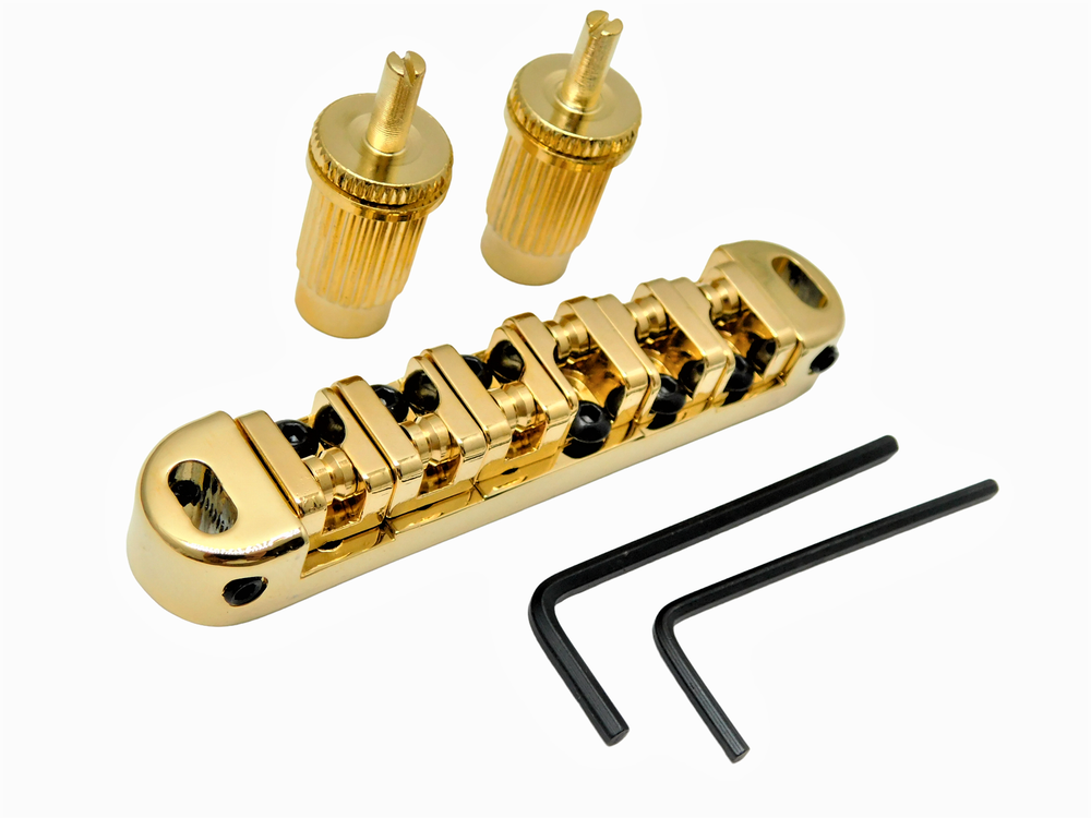 Wilkinson LOCKING ROLLER Bridge for Les Paul® Epiphone® Guitar - GOLD