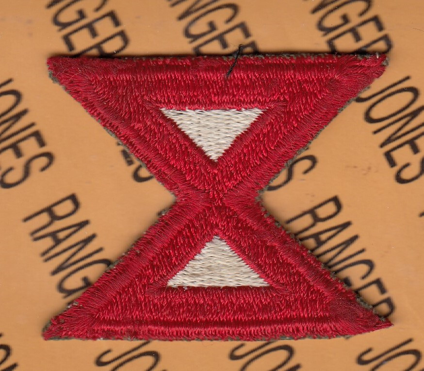 WWII US 10th ARMY Command ~2.5" shoulder patch c/e 10B