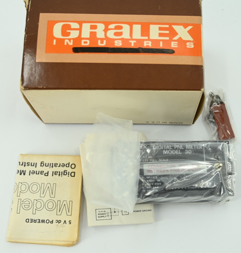 GRALEX Industries Model 30 Digital Panel Meter NEW in Box