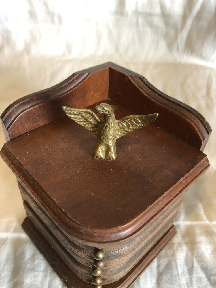 Coasters 6pc set with holder Vintage