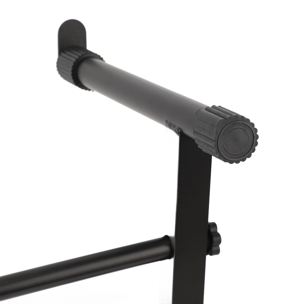 Universal L Shaped Second Tier Stand, 2 Tier, Adjustable 16.5-29.5in, Extension