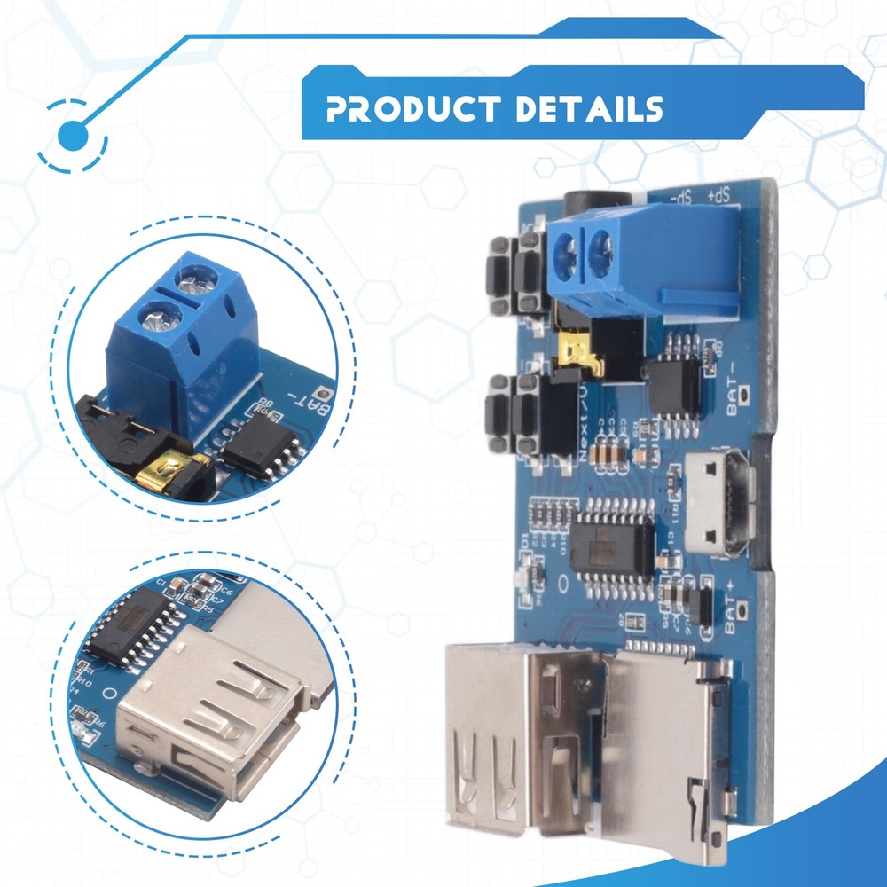Mp3 Lossless Decoders Decoding Amplifier Mp3 Player Audio Module Mp34989