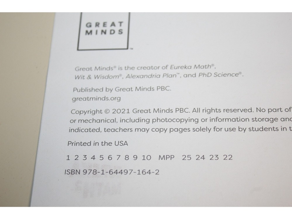 Eureka Math² Squared Grade 2 Module 4 Teacher Book - Weight: 36 oz.
