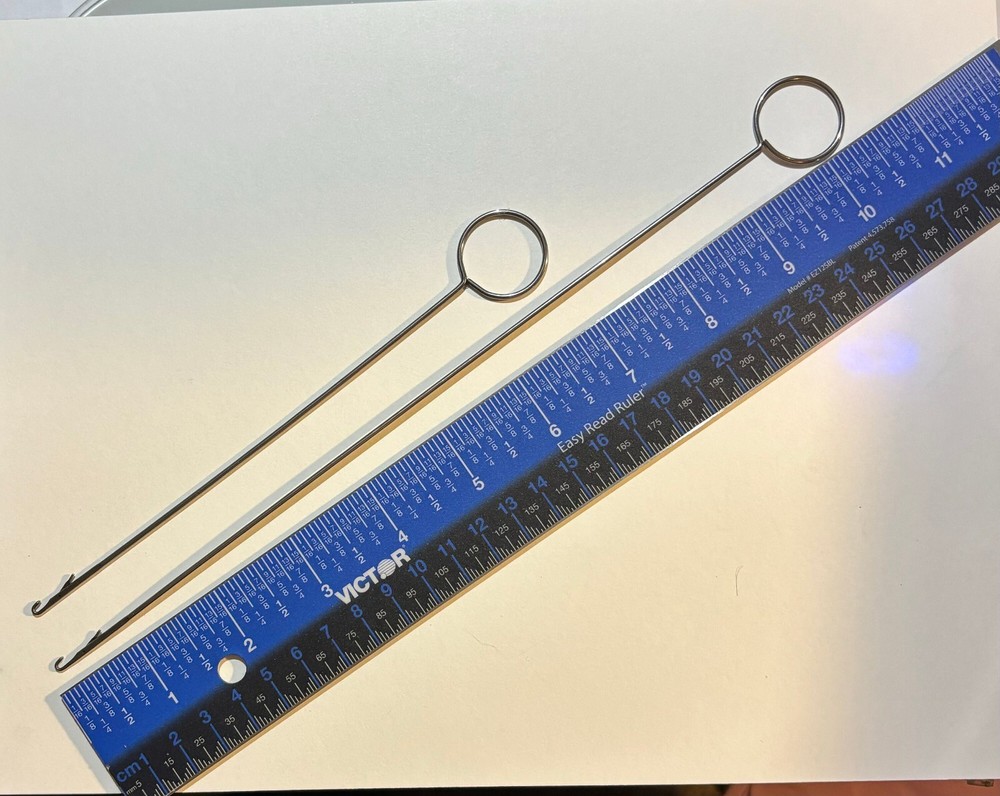 STRINGING HOOKS  FOR DOLLS, 7' TOOL and 10.5" TOOL