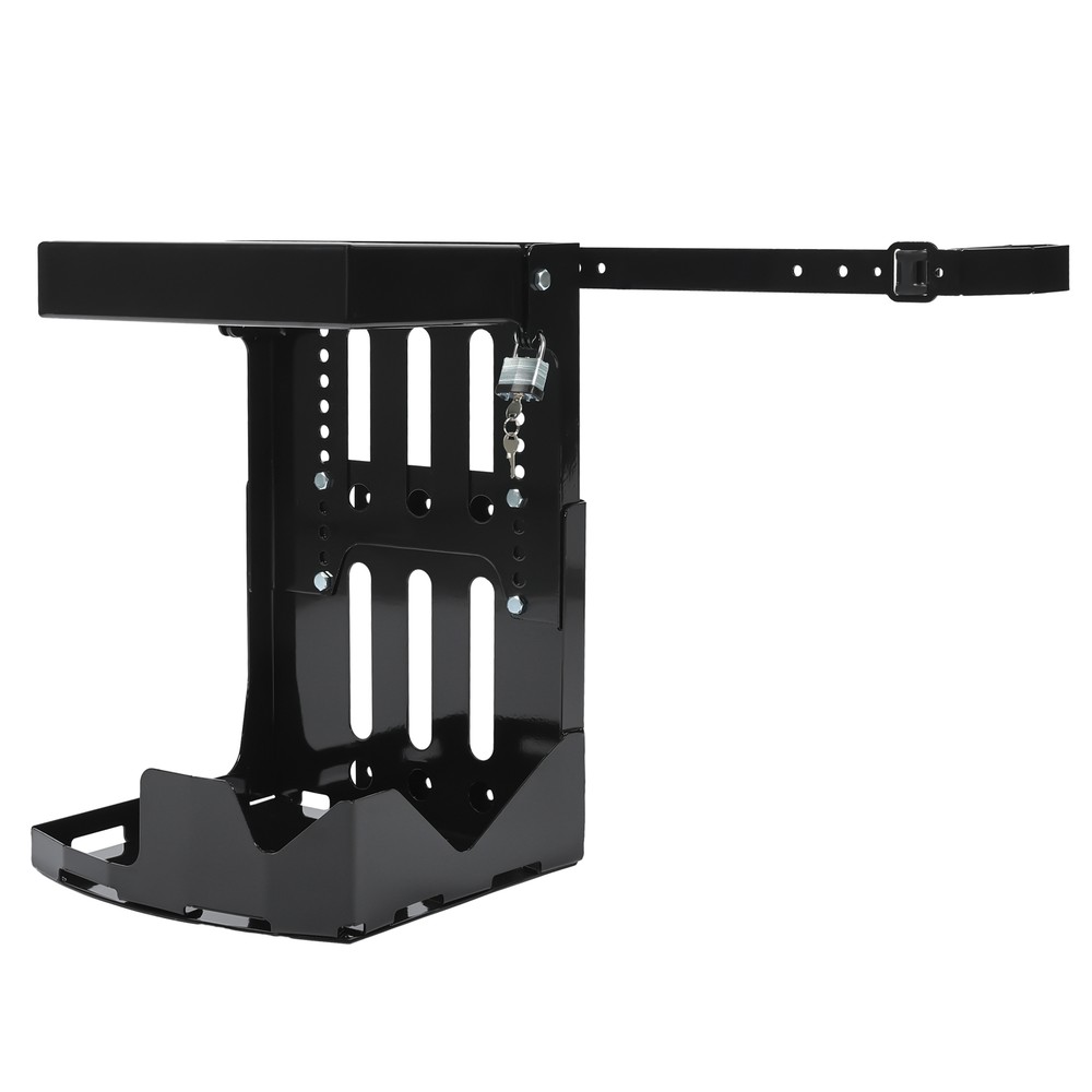 For Open & Enclosed Landscape Trailer Adjustable Backpack Blower Sprayer Rack