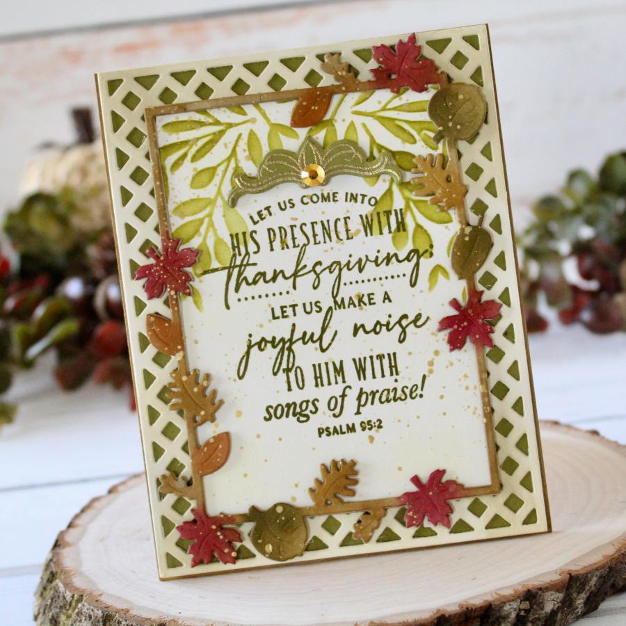 Leaf Background Frame Metal Cutting Dies DIY Diary Decorative Embossing Mold