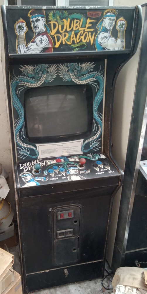 Double Dragon arcade game vintage original