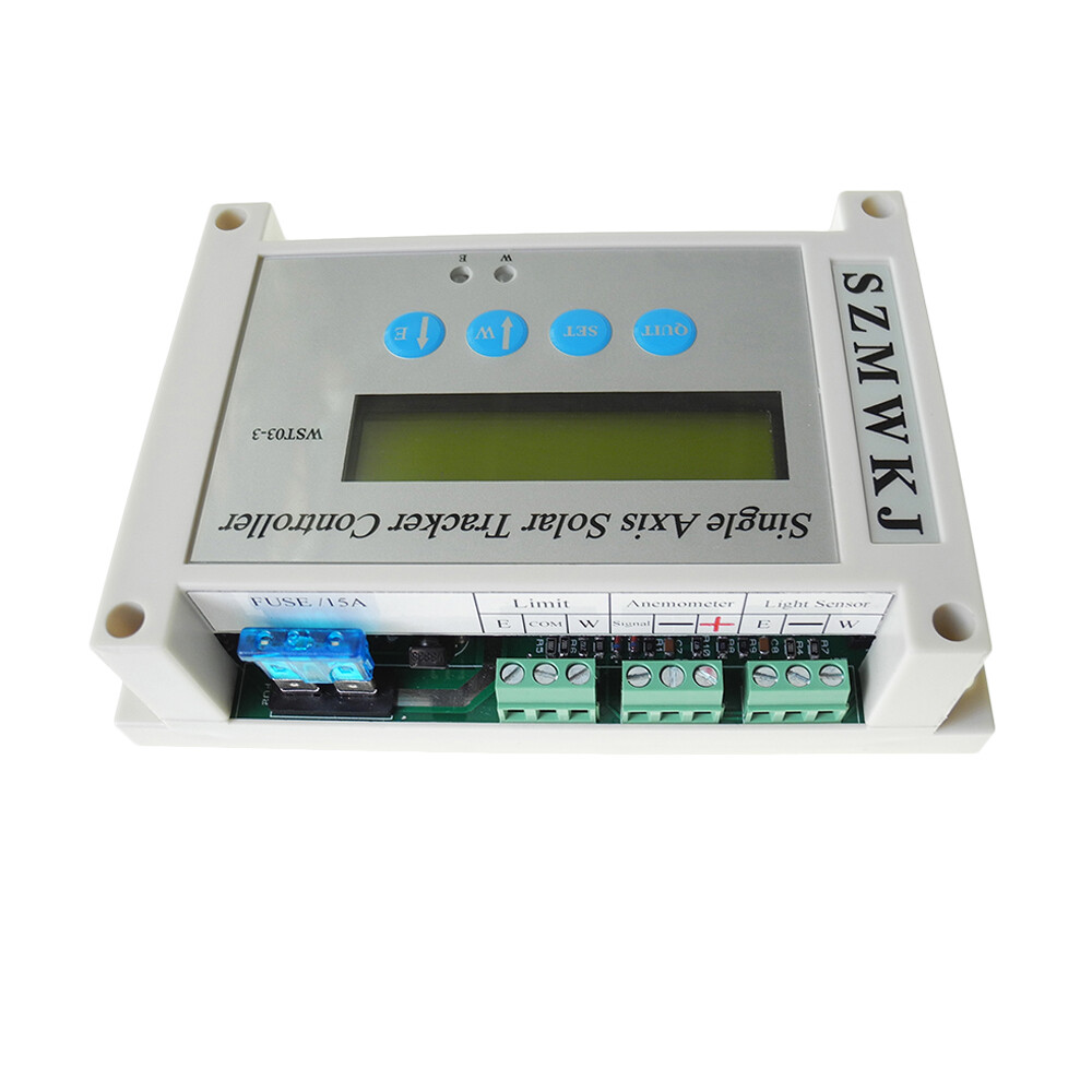 Electric Single Axis Solar Sunlight Track Tracker System Kit&12" Linear Actuator