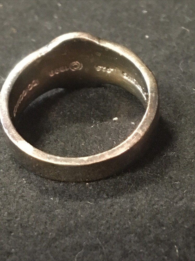 1999 2000 THE FLASH LOGO STERLING SILVER RING - DC COMICS - SIZE 9