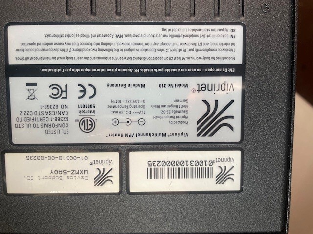 Viprinet VPN 310 Multichannel Router