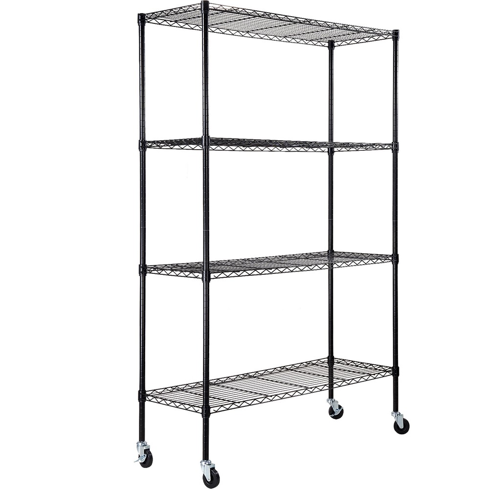 VEVOR Storage Shelving Unit Garage Storage Rack 4-Tier Adjustable 700 lbs Load