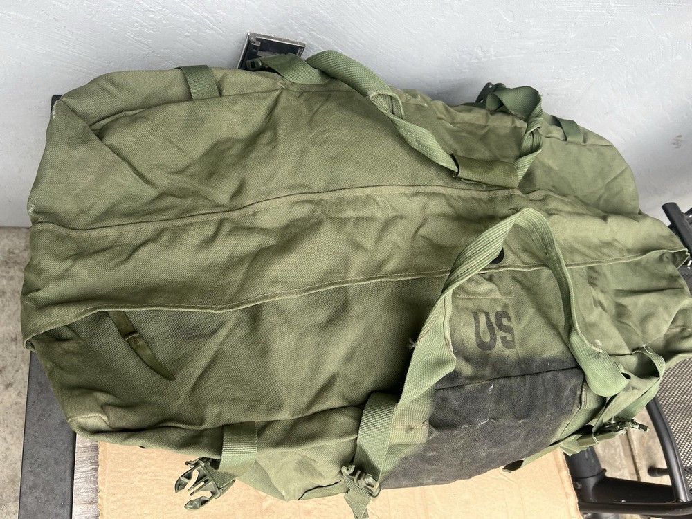 Vintage US Military Duffel Backpack