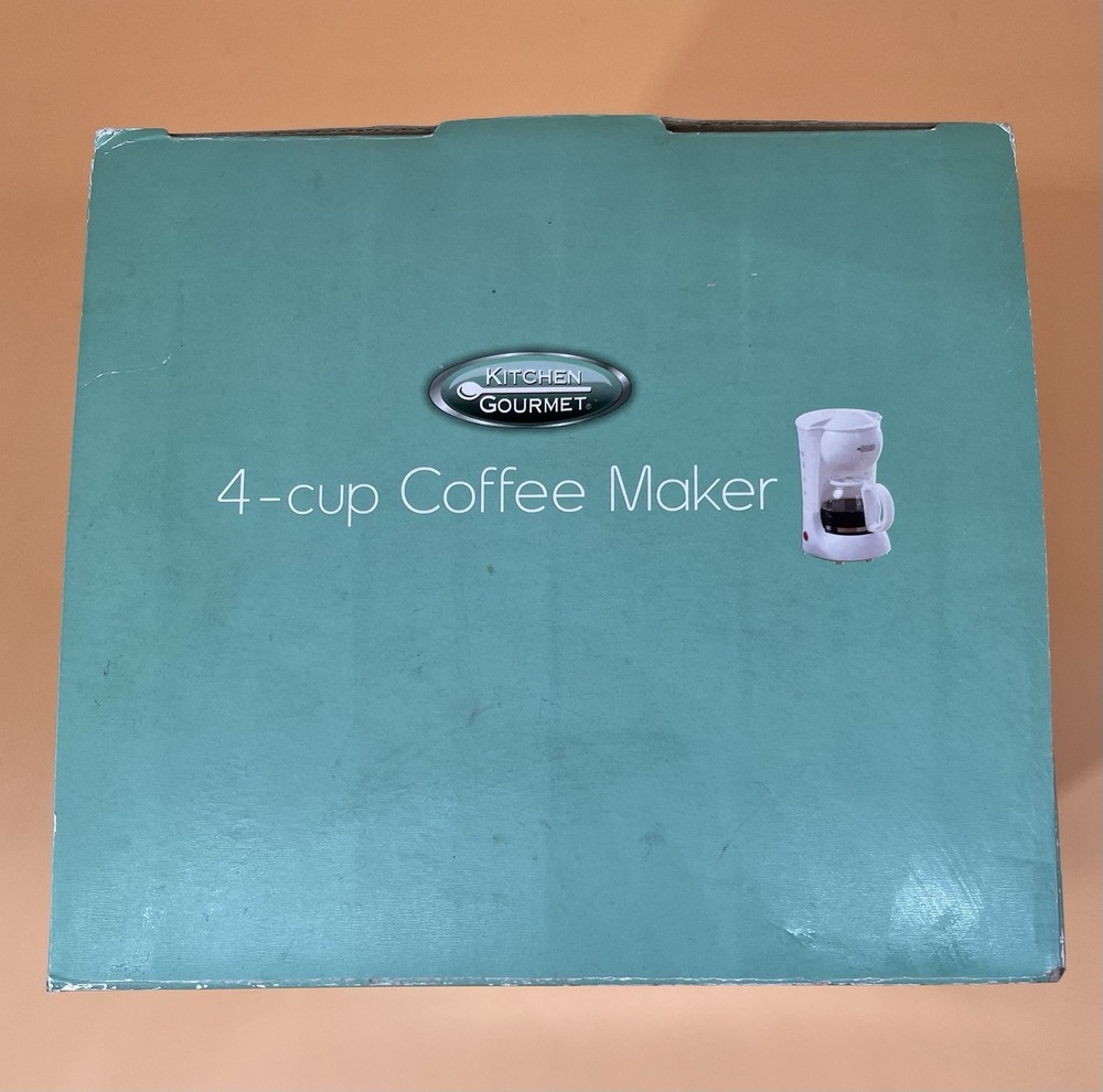 Kitchen Gourmet 4 Cup Coffee Maker