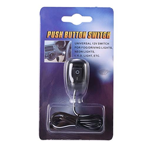 Universal Rocker Switch, Car DIY Switch Paste Type Rocker Switch ON/Off2V DC, 1