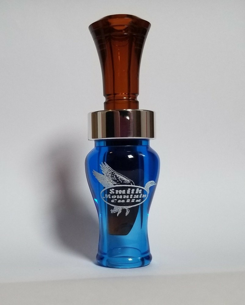 Smith Mountain Calls Blue Acrylic Duck Call With Poly Insert