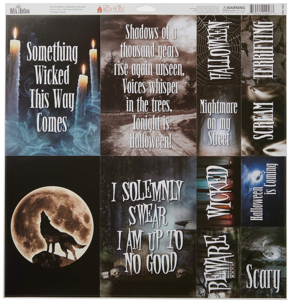 EAV-1023 Dark Hallow Scrapbook Collection Kit