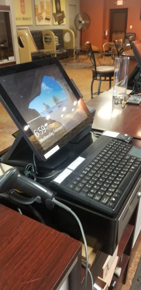 (2) NCR COUNTERPOINT POS TERMINAL SYSTEM BUNDLE - GOOD CONDITION