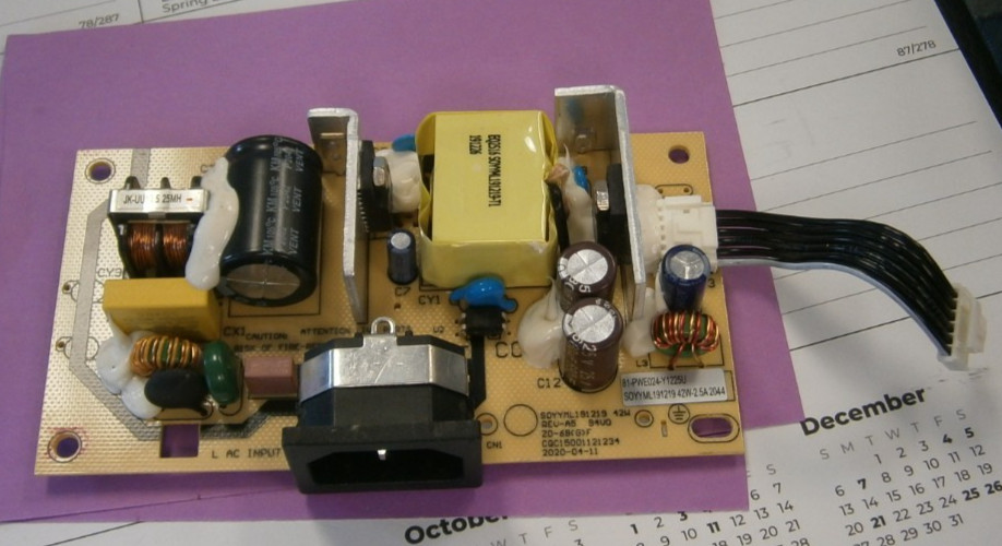 Acer QG241Y Power PCB