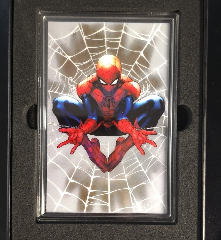 2025  Marvel Spiderman Agoro Tier 1 Foil .999 Silver