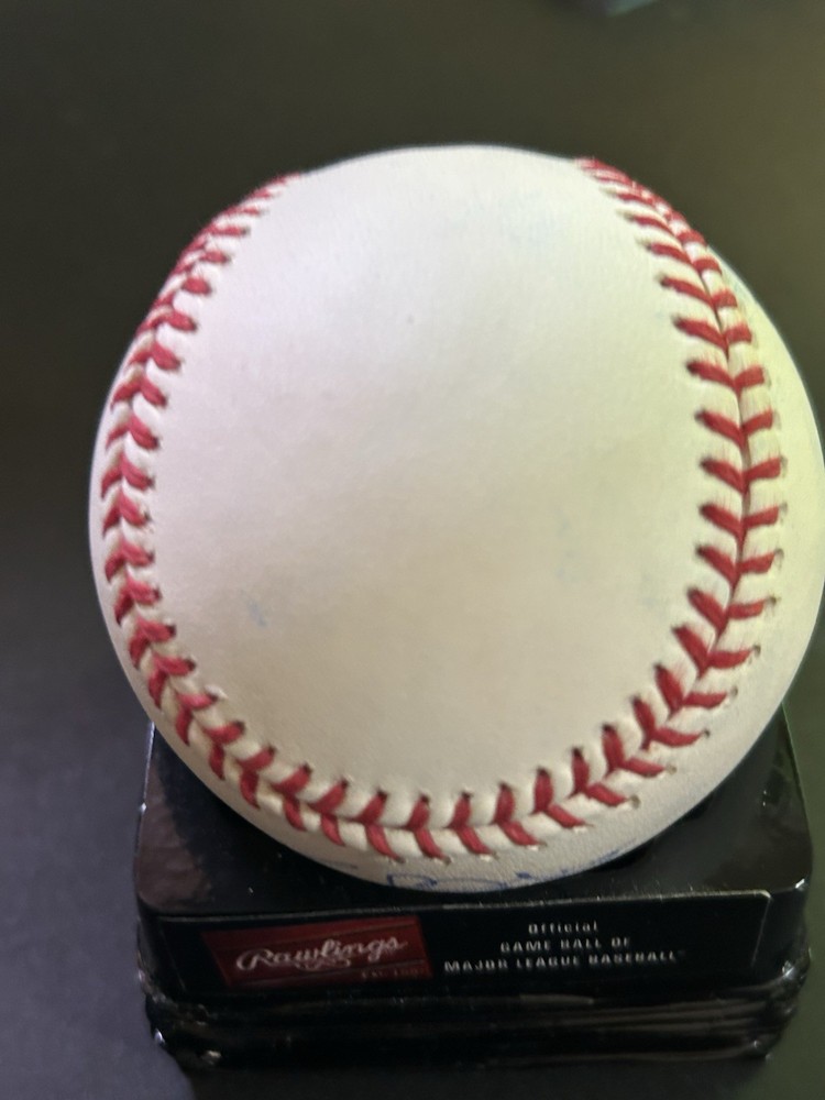 Vaughn Grissom Autographed OML Baseball Angels