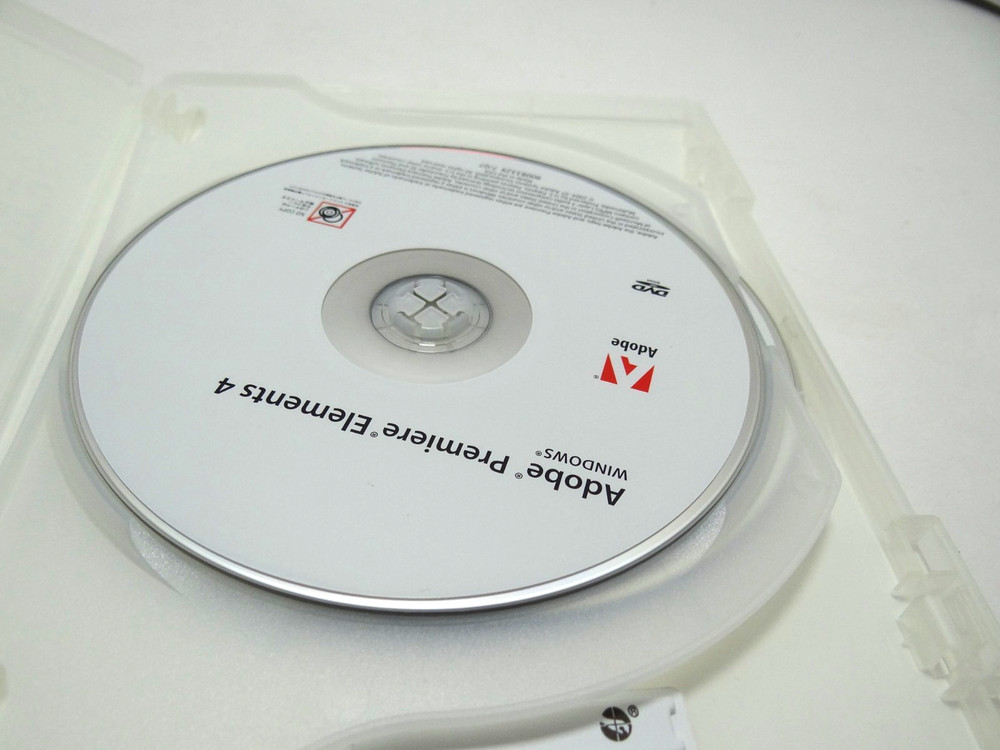 Adobe Photoshop Elements 6 & Premiere Elements 4 PC Clean Discs