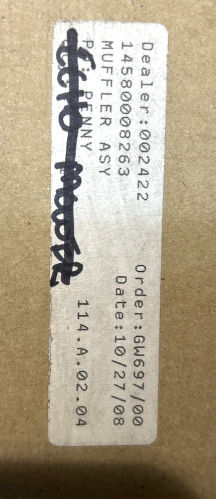 Echo 14580008263 Muffler
