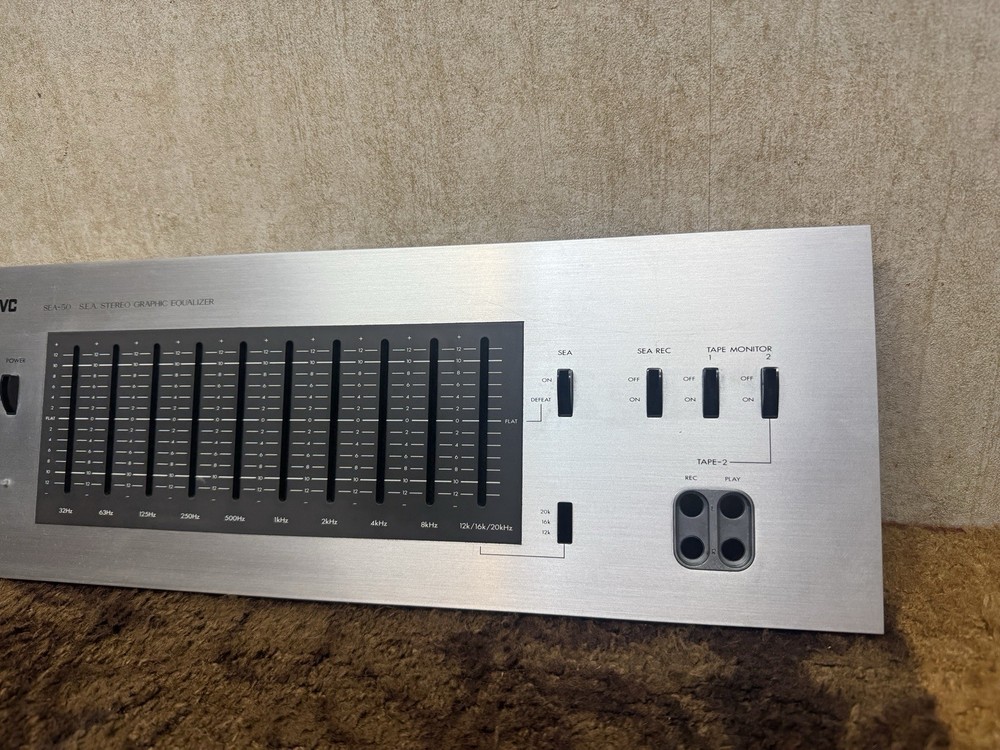JVC SEA-50 Stereo Equalizer Faceplate Only Excellent Shape