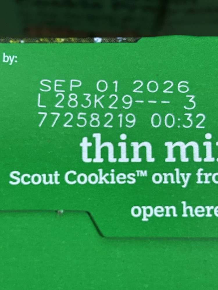 Girl Scouts Thin Mints Cookies - 1 Box