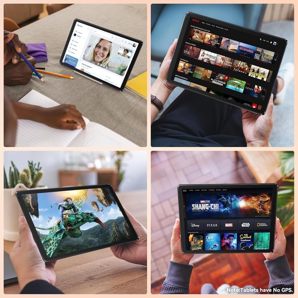 URAO 10.1" Android Tablet with Octa-core Processor 10GB RAM 128GB ROM HD IPS