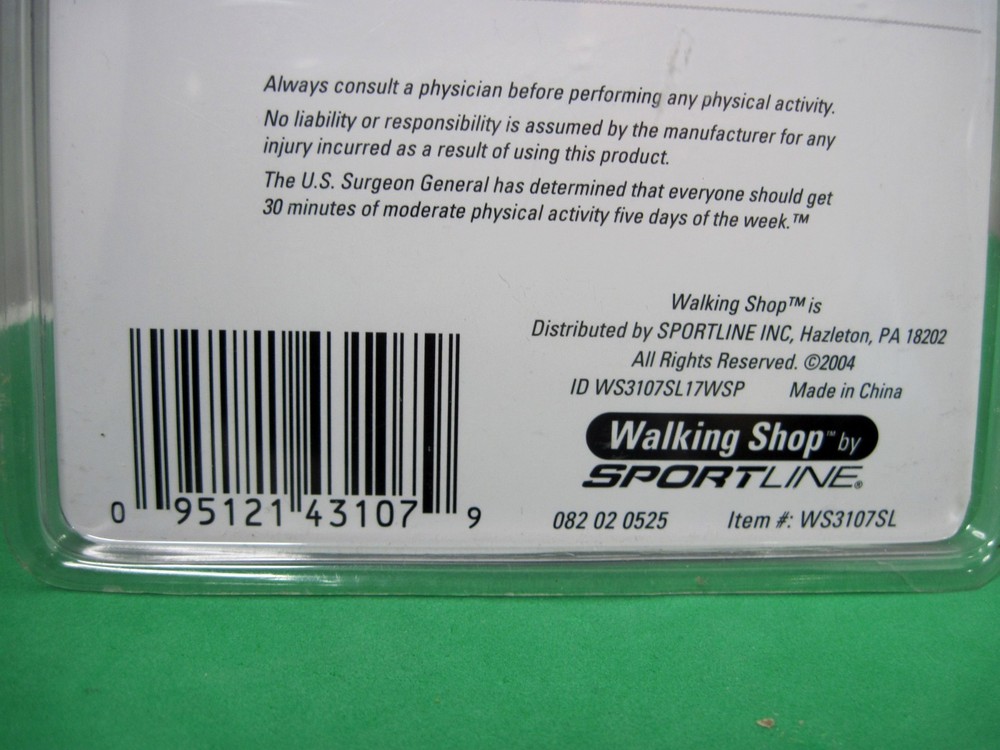 Sportline 082 02 0525 Multi-Function Walking Shop Pedometer