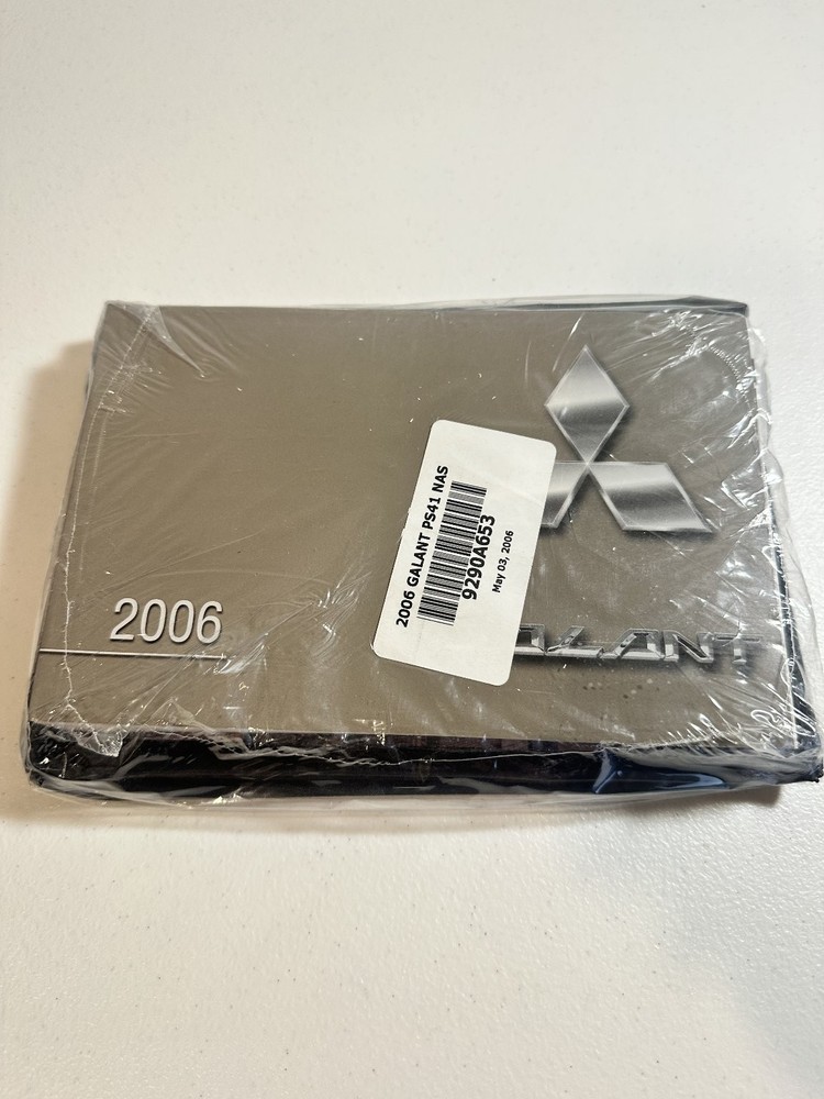2006 Galant Owner's Manual Mitsubishi