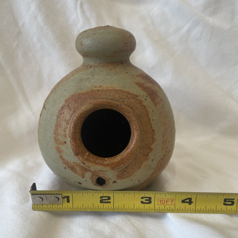 Hanging Stoneware Chickadee House