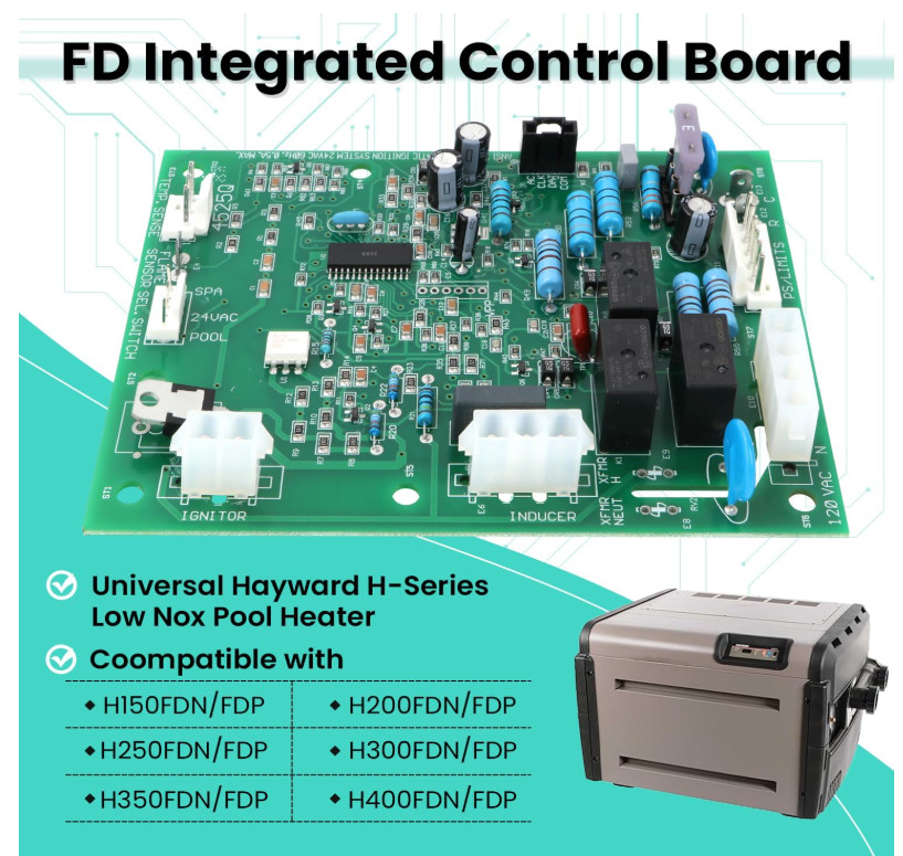 FDXLICB1930 FD Integrated Control Board Replacement Kit Compatible with Hayward