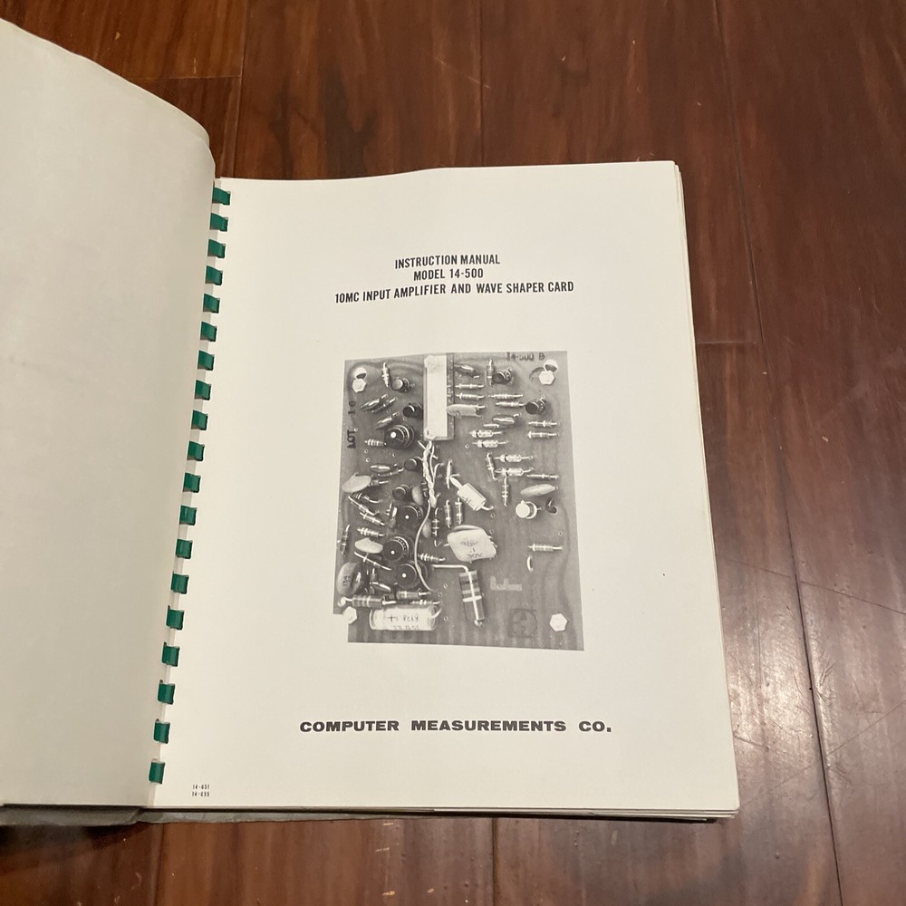 CMC Model 726B Frequency Counter-Timer Instruction Manual