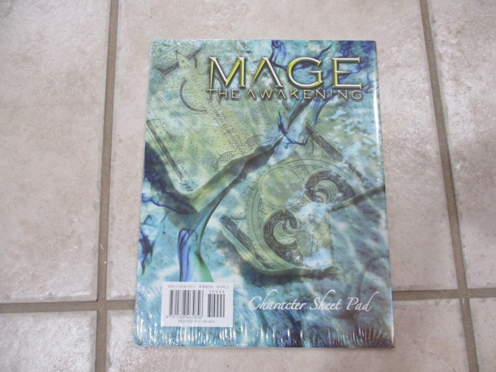 Mage The Awakening Character Sheet Pad SW