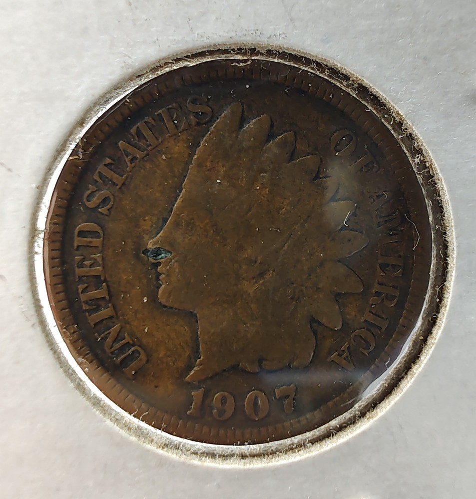 1907 Indian Head Penny 1c One Cent