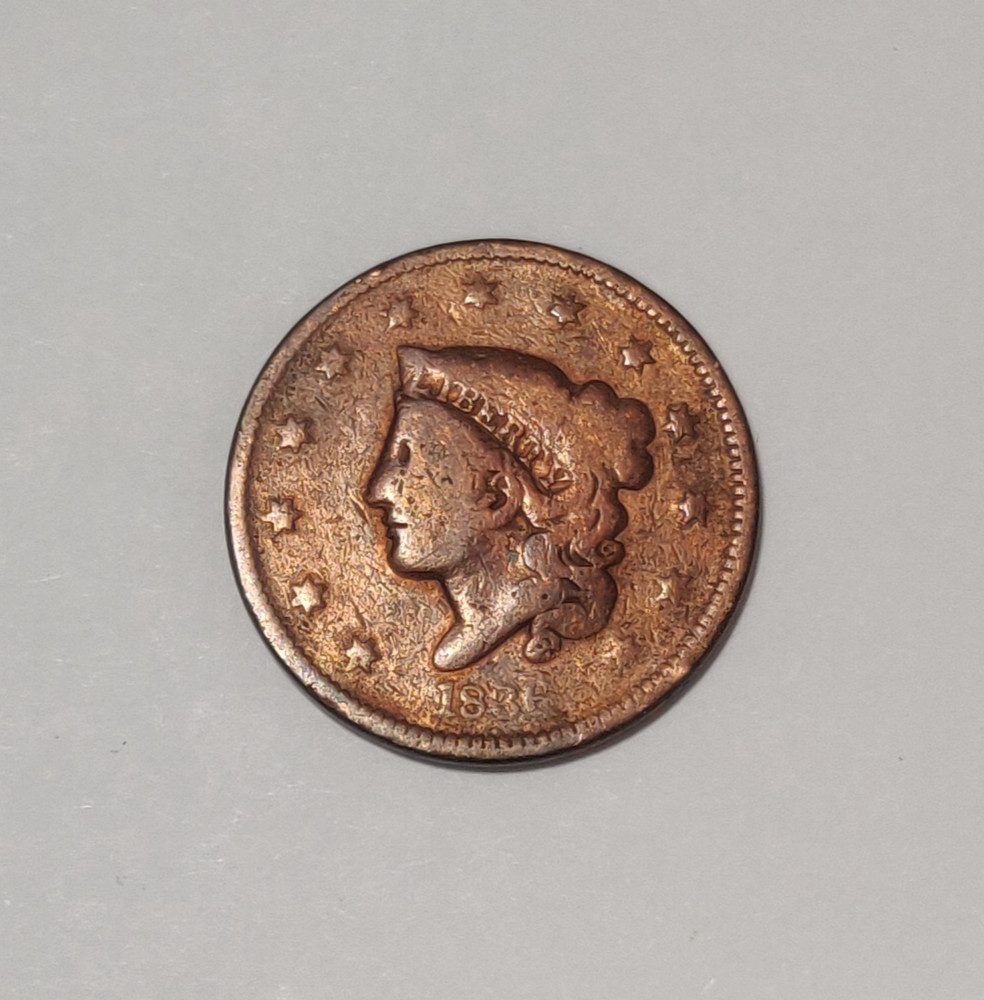 1836 LARGE CENT