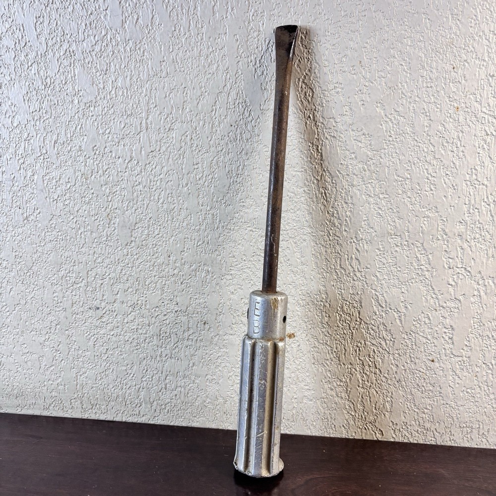 Vintage Flathead Screwdriver W Metal Handle
