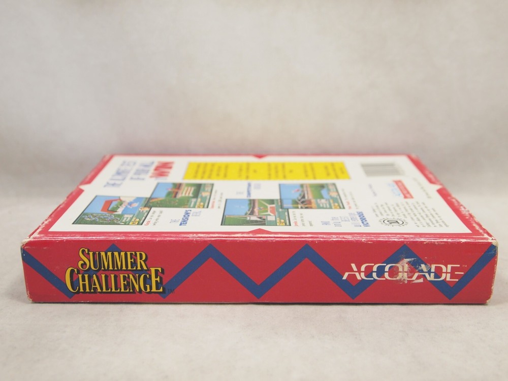 Summer Challenge (SEGA Genesis) Authentic CARDBOARD BOX ONLY