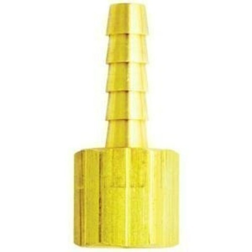 Milton 605-2 1/4" F. Solid End, 3/8" ID Hos
