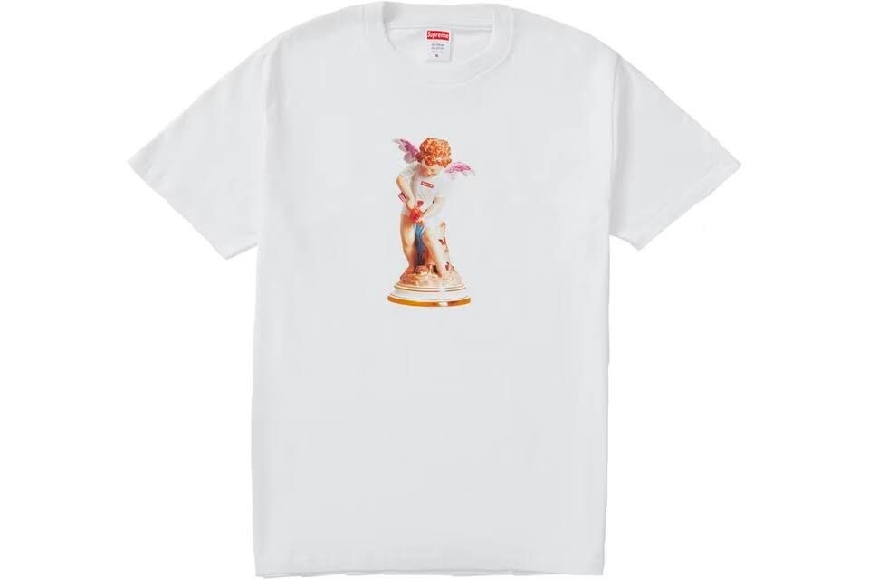 Supreme Cupid Tee White Statue Sculpture Medium M New NWT