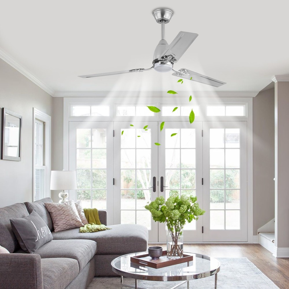 Dimmable LED Ceiling Fan with Remote Control - Energy-Efficient Lighting