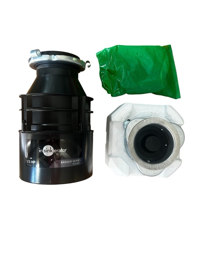 InSinkErator Badger 1 Food Waste Disposer - 1/3 HP - New In Box